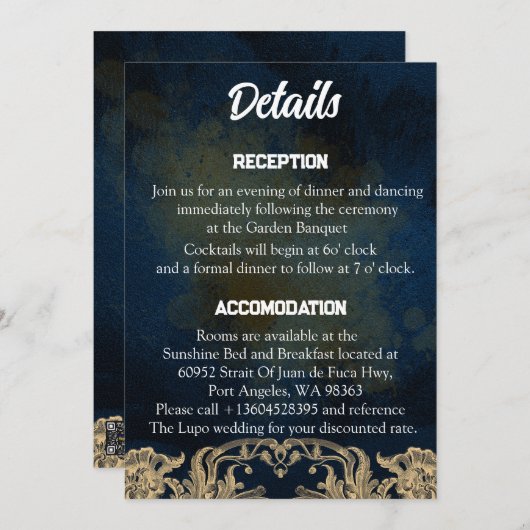 Detailkarte für Scripting (Vorne/Hinten)