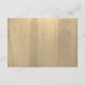 Detailkarte Navy Blue & Gold Bar Mitzvah Begleitkarte (Rückseite)