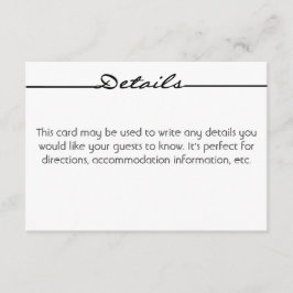 Detailkarte "Scribbles" Begleitkarte