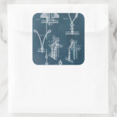 Detailkonzept IV Quadratischer Aufkleber (Tasche)