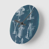 Detailkonzept IV Runde Wanduhr (Winkel)