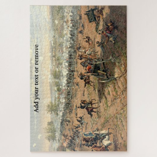 Detaillierte Abbildung der Schlacht von Gettysburg Puzzle (Vertikal)