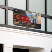 Detaillierte Absicherung für den Dachdeckungsservi Banner (Äußeres Gebäude)