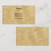 Detaillierte Ahornvene gescannt Visitenkarte (Vorne/Hinten)