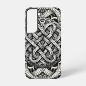 Detaillierte Angaben Knoten Schwarz-Weißer keltisc Samsung Galaxy Hülle (Rückseite)