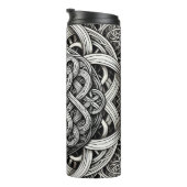 Detaillierte Angaben Knoten Schwarz-Weißer keltisc Thermosbecher (Nach rechts gedreht)