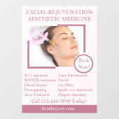 Detaillierte Anpassung von Botox-Gesichtspunkten z Fensteraufkleber (Blatt)