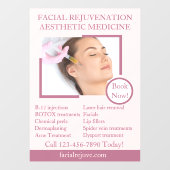 Detaillierte Anpassung von Botox-Gesichtspunkten z Fensteraufkleber (Blatt)