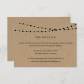 Detaillierte Aufschlüsselungskarte für die String- Begleitkarte (Vorne/Hinten)