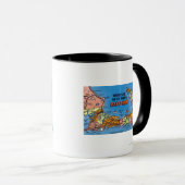 Detaillierte Auto-Karte von Cape Cod Tasse (VorderseiteRechts)