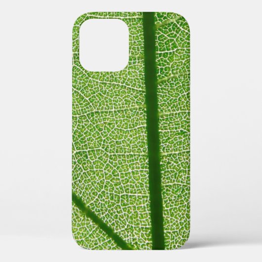 Detaillierte Betrachtung einer Green Leaf Case-Mat Case-Mate iPhone Hülle (Rückseite)
