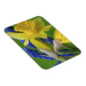 Detaillierte Blume von Dioxol und Hyazinthen. Guts Magnet (Rechte Seite)