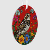 Detaillierte Darstellung eines Thrush Bird Ornament (Vorderseite)