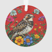 Detaillierte Darstellung eines Thrush Bird Ornament (Rückseite)