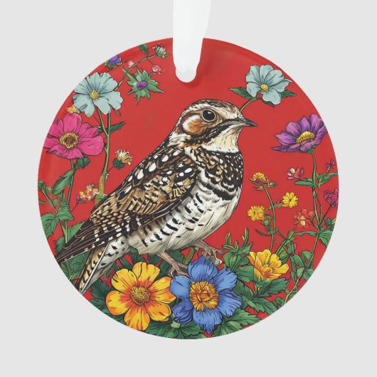 Detaillierte Darstellung eines Thrush Bird Ornament (Vorderseite)