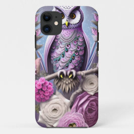 Detaillierte Fantasy Owl auf einem Thornbett Case-Mate iPhone Hülle