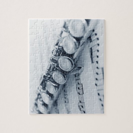 Detaillierte Flute Puzzle (Vertikal)