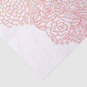 Detaillierte Gartenszene Künstler Birthday Coral P Seidenpapier (Ausschnitt)