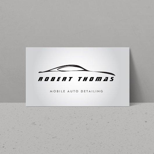 DETAILLIERTE GRAY-AUTO, AUTO-REPARATURKARTE VISITENKARTE