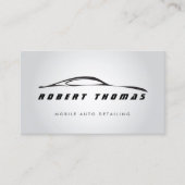 DETAILLIERTE GRAY-AUTO, AUTO-REPARATURKARTE VISITENKARTE (Vorderseite)