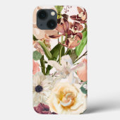 Detaillierte handgezeichnete Blume. Case-Mate iPhone Hülle (Rückseite)