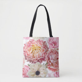 Detaillierte handgezeichnete Gartengarten-Blume. Tasche