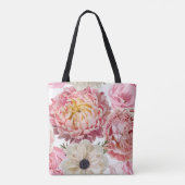 Detaillierte handgezeichnete Gartengarten-Blume. Tasche (Rückseite)