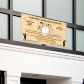 Detaillierte Handyman-Unternehmenswerbung anpassen Banner (Äußeres Gebäude)