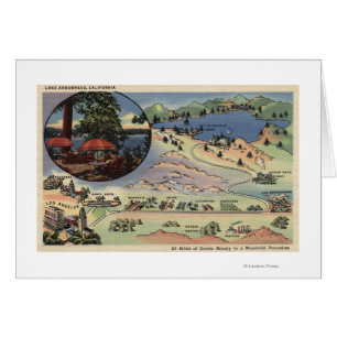 Detaillierte Karte von LA bis zum See