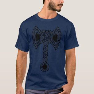Detaillierte keltische Ax T-Shirt