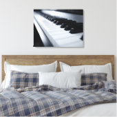 Detaillierte Klaviertasten 2 Leinwanddruck (Insitu (Schlafzimmer))
