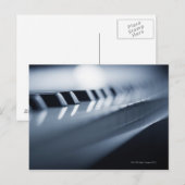 Detaillierte Klaviertasten 2 Postkarte (Vorne/Hinten)
