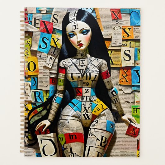 Detaillierte Kreuzworträtsel sind die perfekte Pup Planer (Vorderseite)