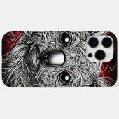 Detaillierte künstlerische Darstellung einer Koala Case-Mate iPhone Hülle (Rückseite (Horizontal))
