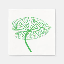 Detaillierte Leaf Art Napkins Serviette