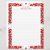 Detaillierte Liebe - Rot-Linde-Blatt (Vorne/Hinten)