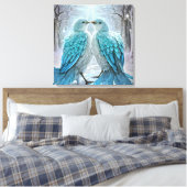 *~* Detaillierte Love Birds AP54 Art Winter Leinwanddruck (Insitu (Schlafzimmer))