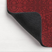 Detaillierte rote Blumenwallpaper Mousepad (Ecke)