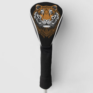 Detaillierte Tigerfront Golf Headcover