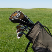 Detaillierte Tigerfront Golf Headcover (In SItu)