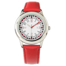 Detaillierte Uhr in verschiedenen Farben