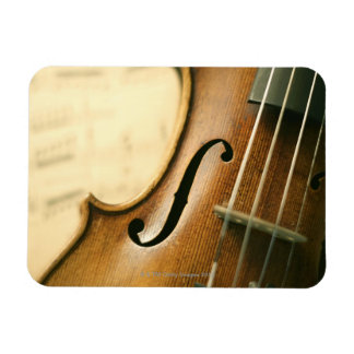 Detaillierte Violine Magnet
