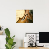 Detaillierte Violine Poster (Home Office)