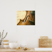 Detaillierte Violine Poster (Kitchen)