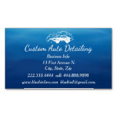 Detaillierter Autowasch für Auto Magnetische Visitenkarte (Vorderseite)
