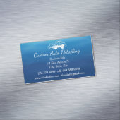 Detaillierter Autowasch für Auto Magnetische Visitenkarte (Beispiel)