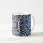Detaillierter Schaltplan der Hauptplatine Kaffeetasse (VorderseiteRechts)