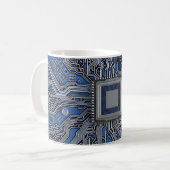 Detaillierter Schaltplan der Hauptplatine Kaffeetasse (Vorderseite Links)
