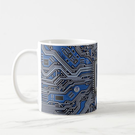 Detaillierter Schaltplan der Hauptplatine Kaffeetasse (Links)