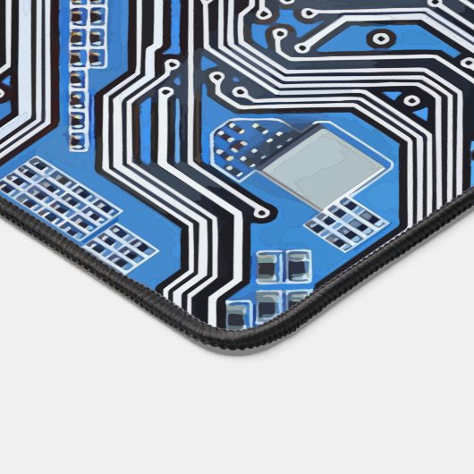 Detaillierter Schaltplan der Hauptplatine Schreibtischunterlage (Ecke)